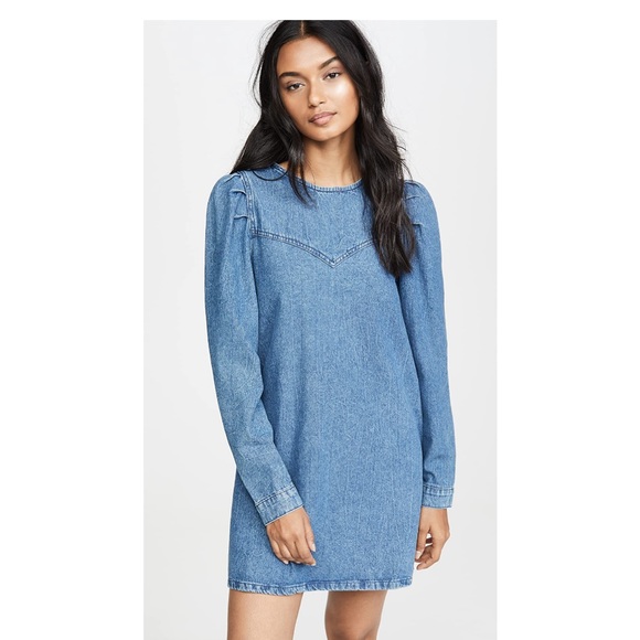 NWT Free People Self Control Denim Mini Dress 12 - Picture 4 of 16